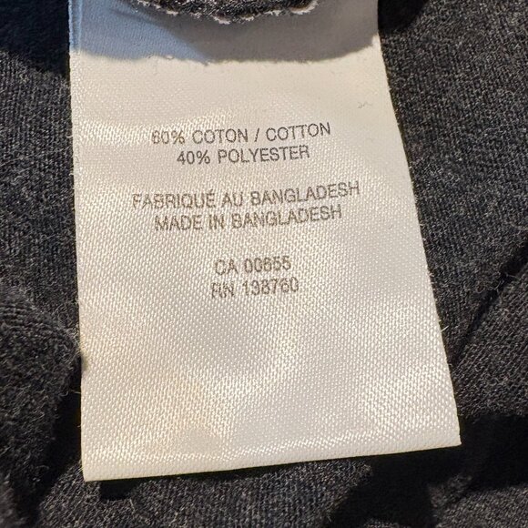 Reitmans Nightgown Cat Design Charcoal Long Sleeve Womans Size XXS (SKU:34W) - Picture 4 of 7